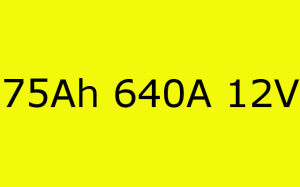 Akumulator 75Ah 70Ah